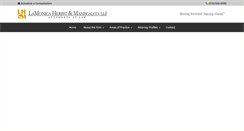 Desktop Screenshot of lhmlawfirm.com